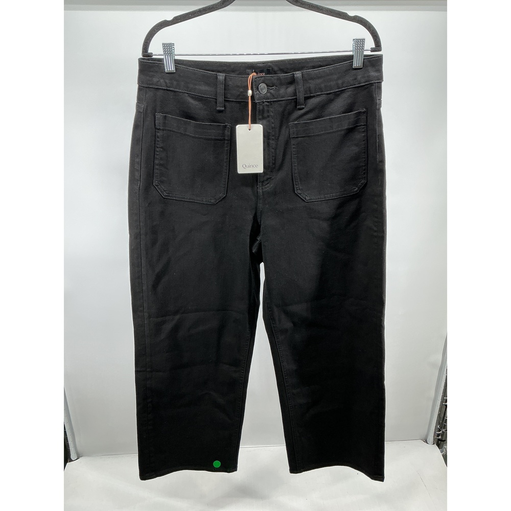 Bella Stretch Patch Pocket Wide Leg Jeans